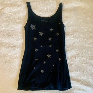 Vintage Black Star Tank Top